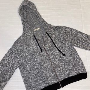 NEW Heather Gray Lightweight Zip Up Jacket